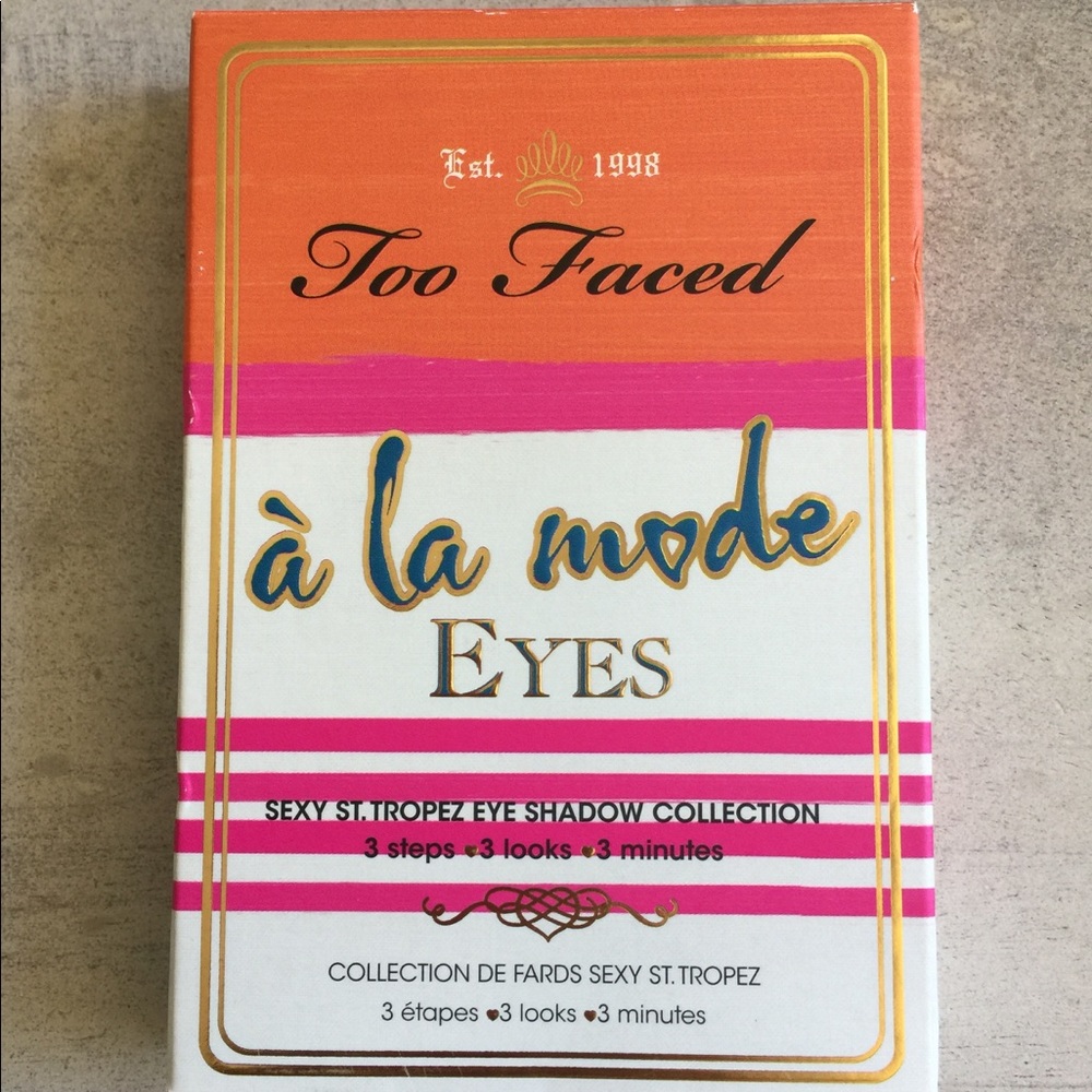 Too Faced A la mode eyeshadow Palette barely used!