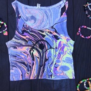 BL Visuals Hand dipped Crop Top