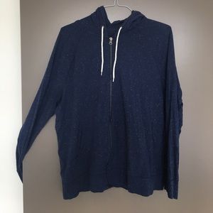 Mossimo navy zip up hoodie