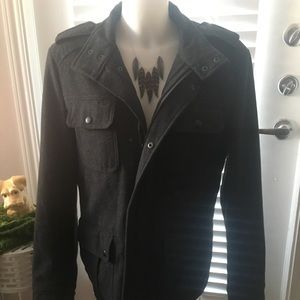 Warm military-like coat