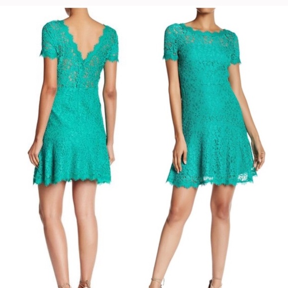 Diane Von Furstenberg Lace Cocktail Dress