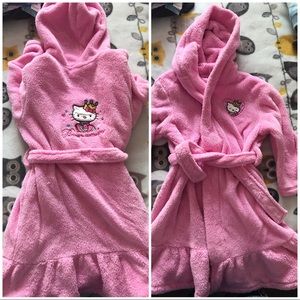 Hello Kitty plush robe