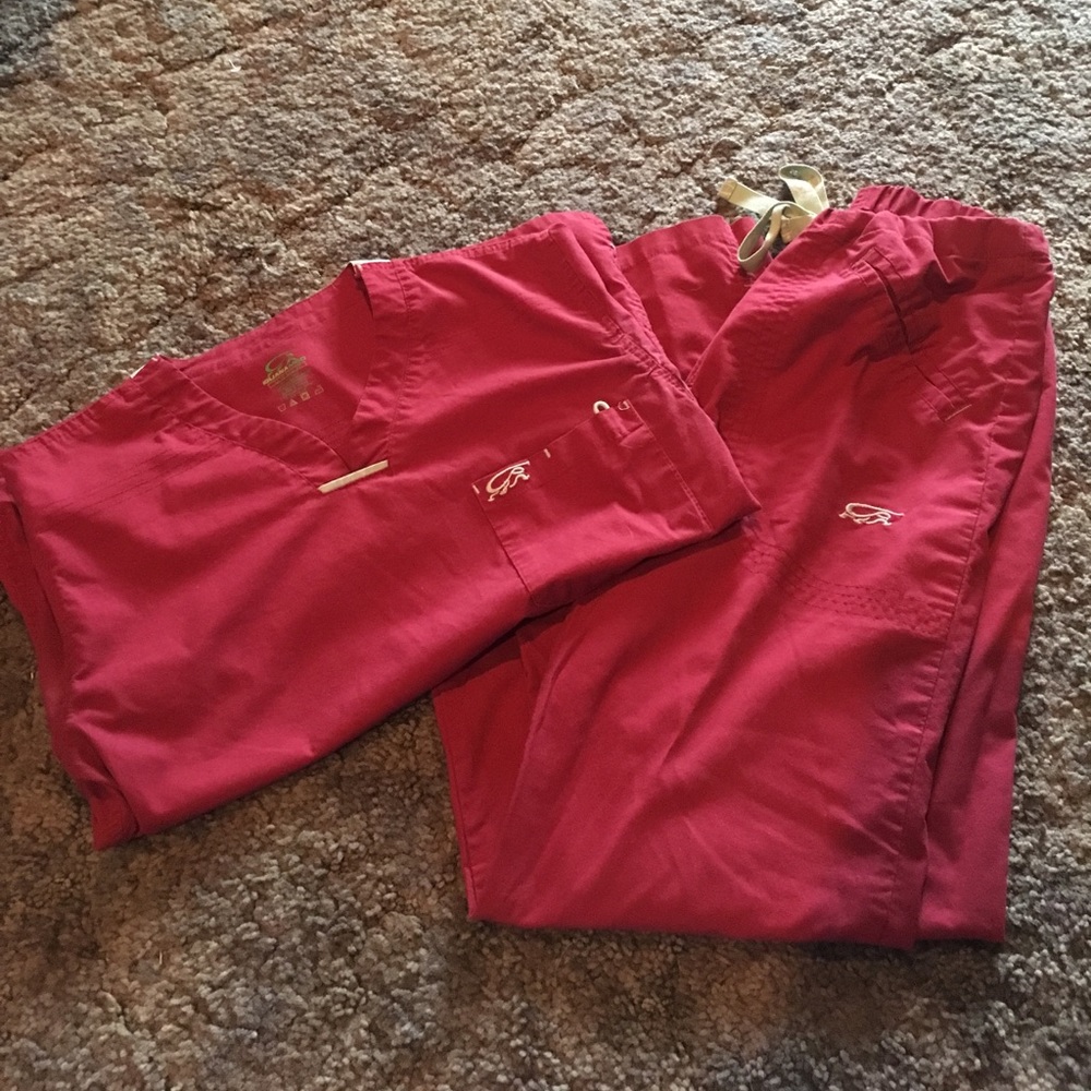 XS iguana med scrub set