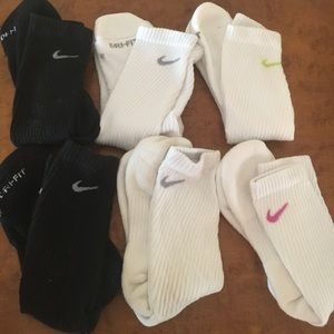 Nike dri fit socks !