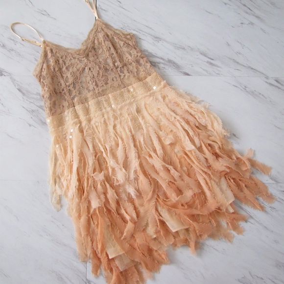 Ombre Feather Dress