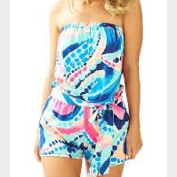 Lilly Pulitzer Dresses & Skirts - Lilly Pulitzer Ritz Strapless Romper