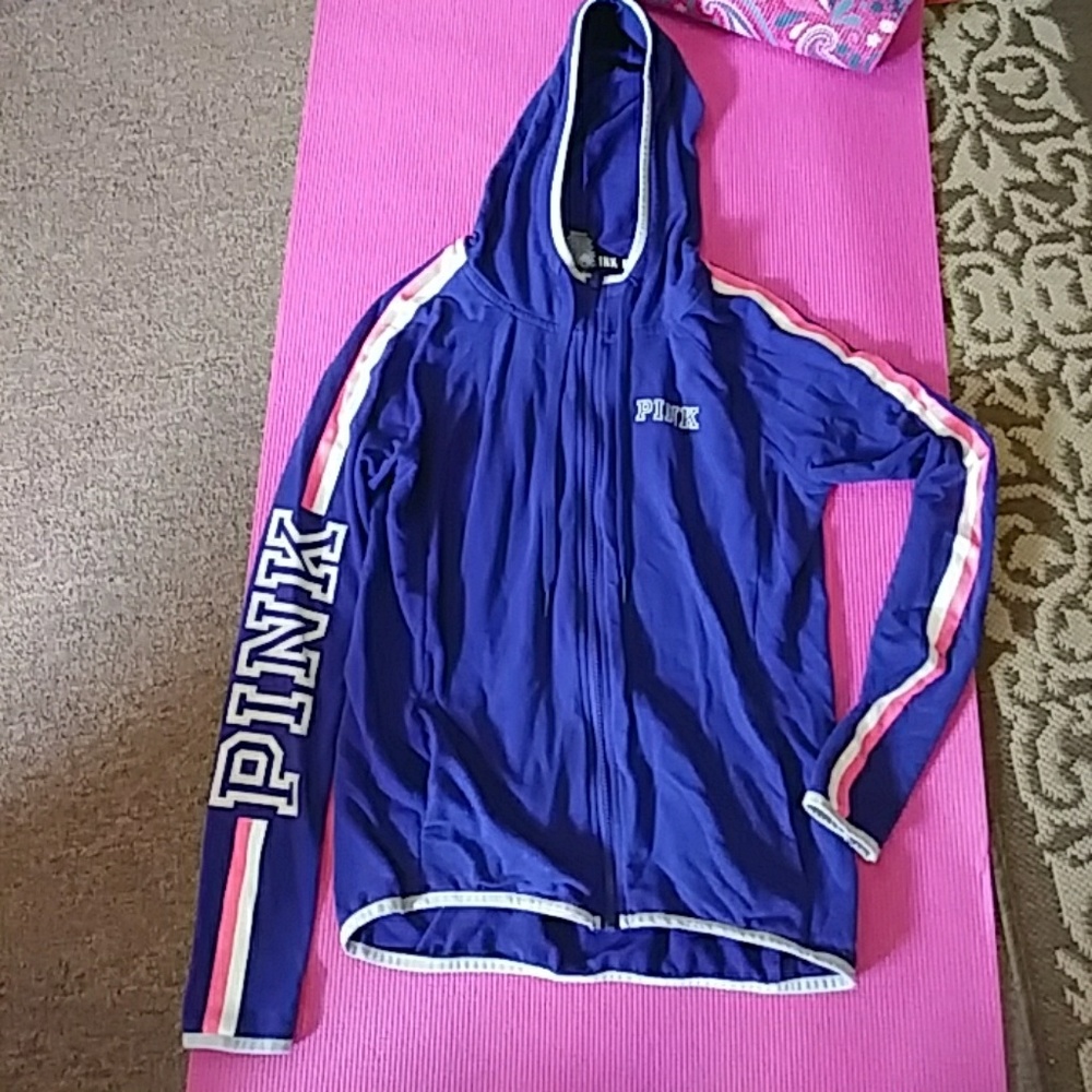 Victoria Secret Pink Hoodie With Thumb Holes