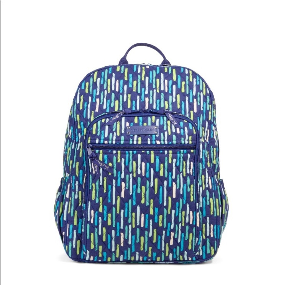 NWT VERA BRADLEY CAMPUS BACKPACK KATALINA SHOWERS