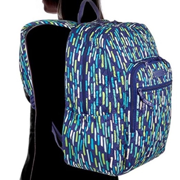 NWT VERA BRADLEY CAMPUS BACKPACK KATALINA SHOWERS