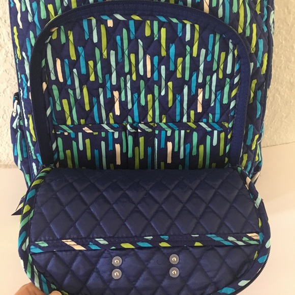 NWT VERA BRADLEY CAMPUS BACKPACK KATALINA SHOWERS
