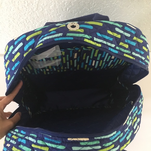 NWT VERA BRADLEY CAMPUS BACKPACK KATALINA SHOWERS main image 5