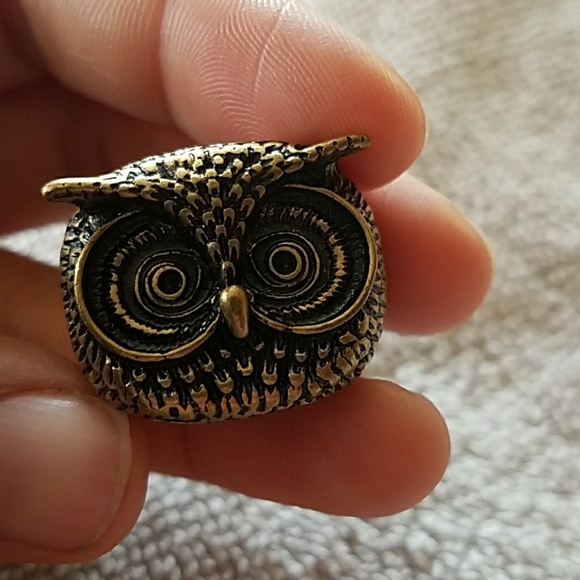 New Beautiful Owl Statement Ring - Picture 4 of 6