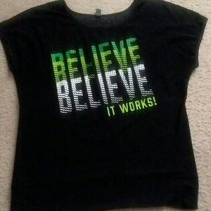 Believe It Works Racerback Shirt