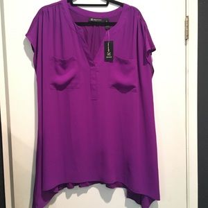 NWT vibrant purple top