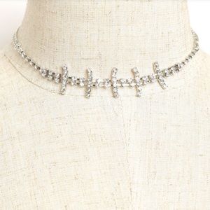 CRYSTAL MULTI STONE CHOKER