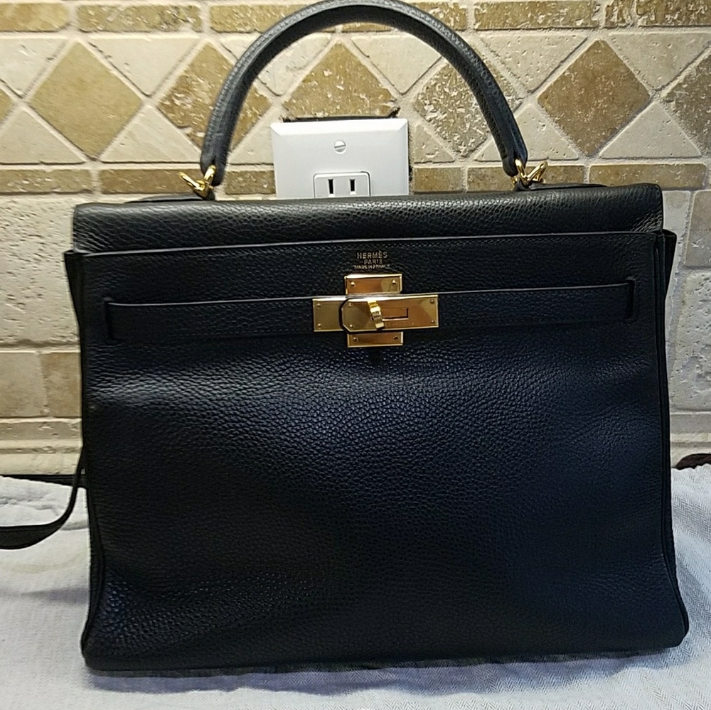 100% Authentic Hermes 32 Kelly Retourne