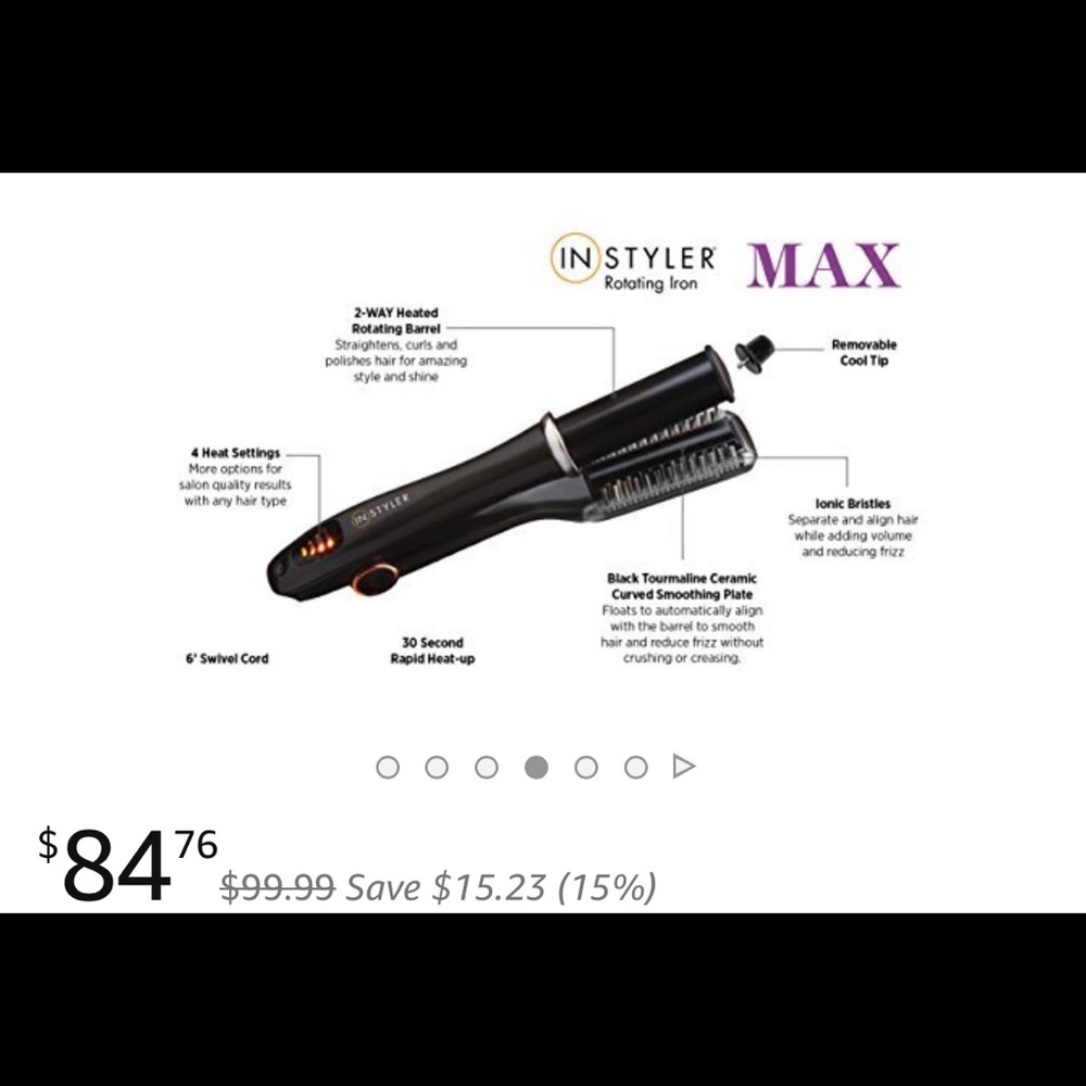 In Styler brush roller.  Literally used once