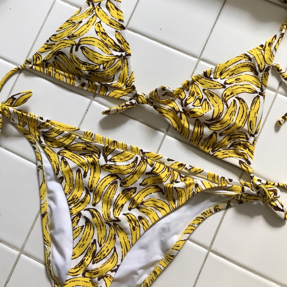 Banana bathing suit-- as seen on KYLIE JENNER