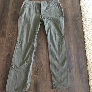 Bonobos straight fit washed chinos - 38/33 olive