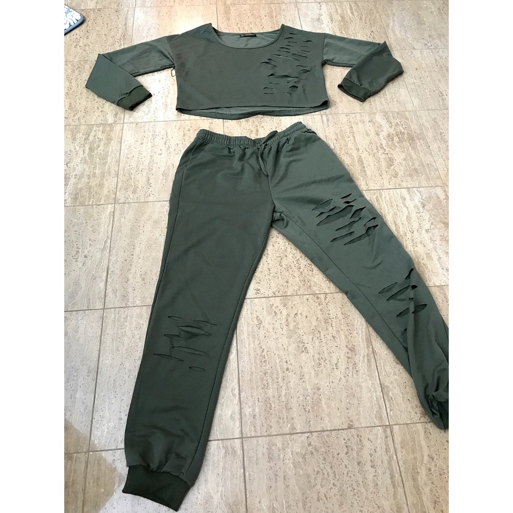 Crop top jumpsuit