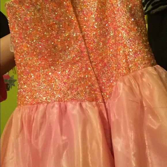 Pink and orange prom dress for sale - Picture 3 of 3