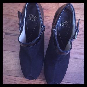 Black patent suede pumps Joan&David