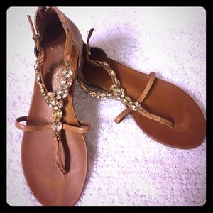 Jessica Simpson bedazzled sandals