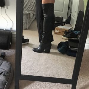 Jeffery Campbell thigh high boots