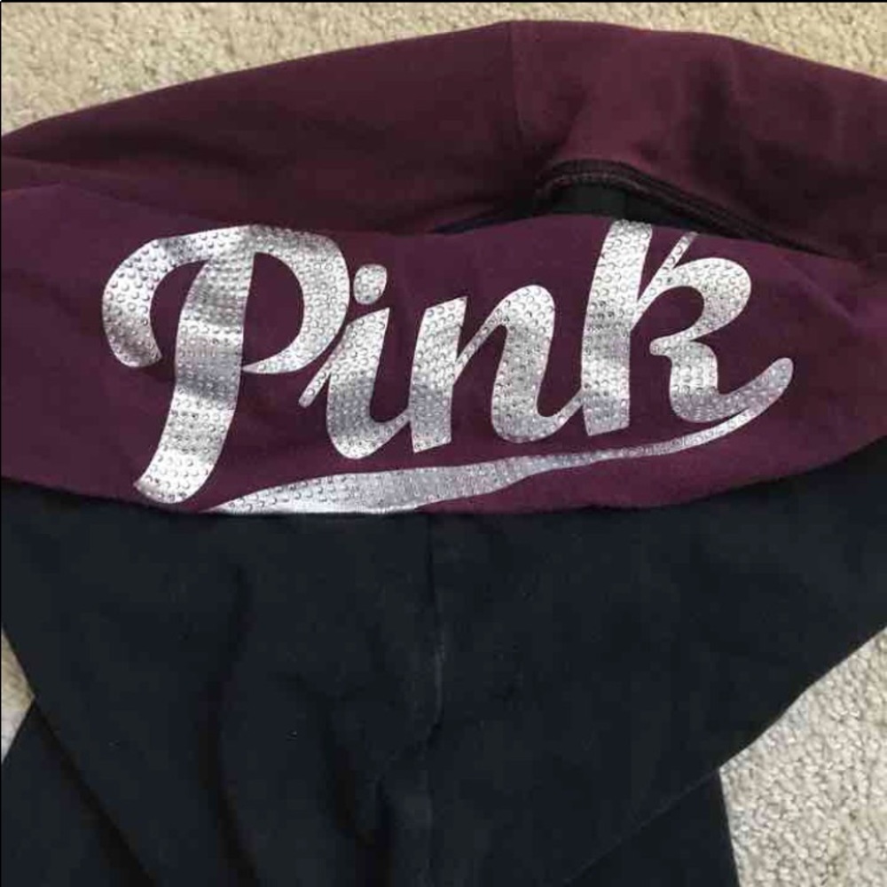 VS Pink Bootcut Yoga Pants