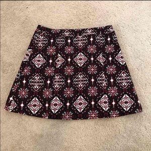 NWOT Tribal Print Pencil/Skater Skirt