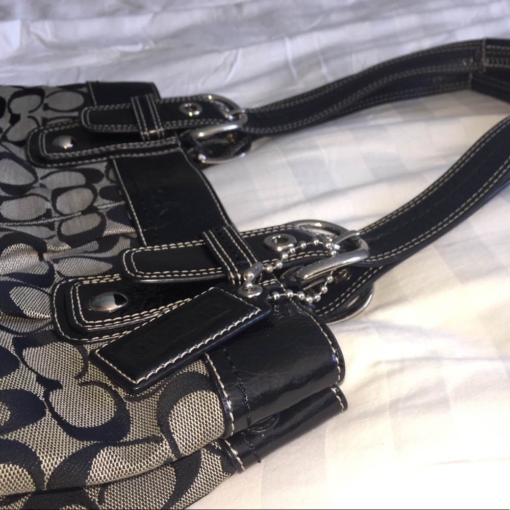 COACH • SoHo Pleated Signature Tote