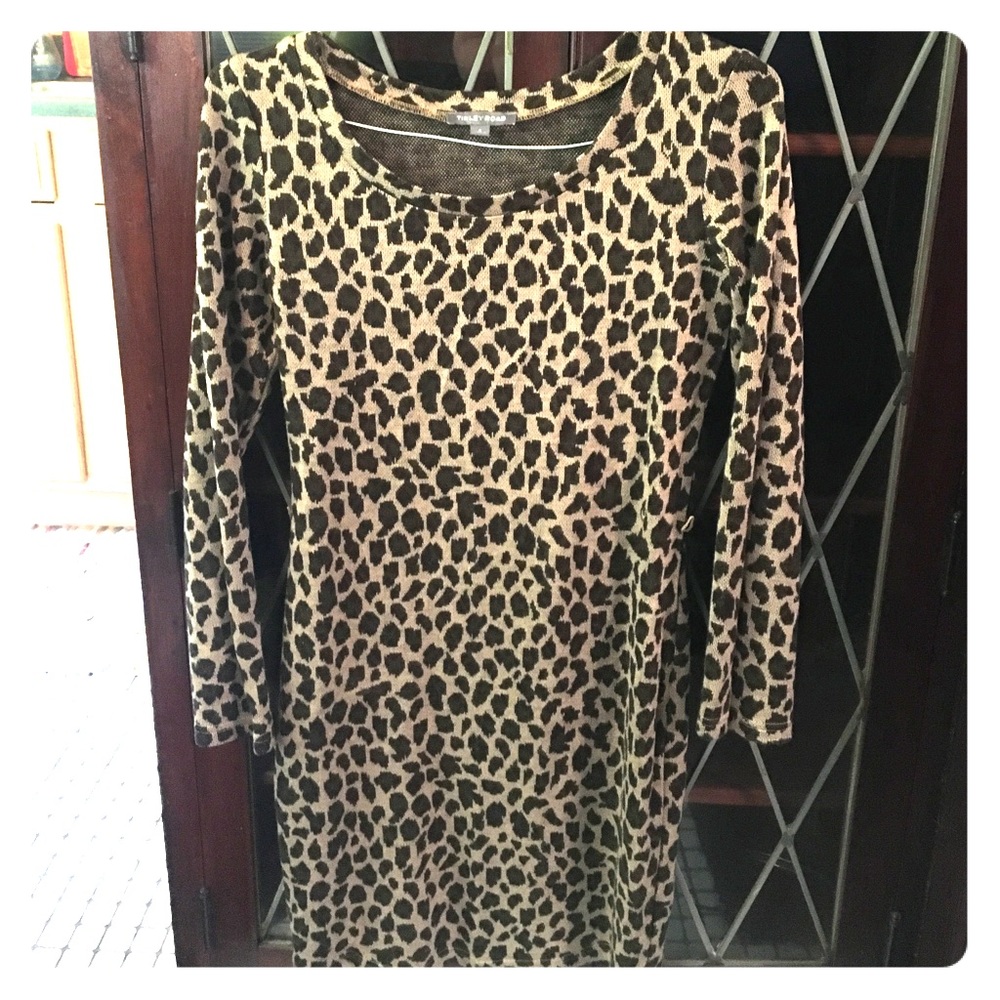 🐆Cheetah Print Sweater Dress.🐆