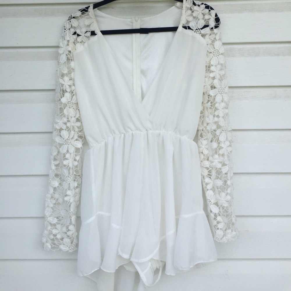 Long sleeve romper