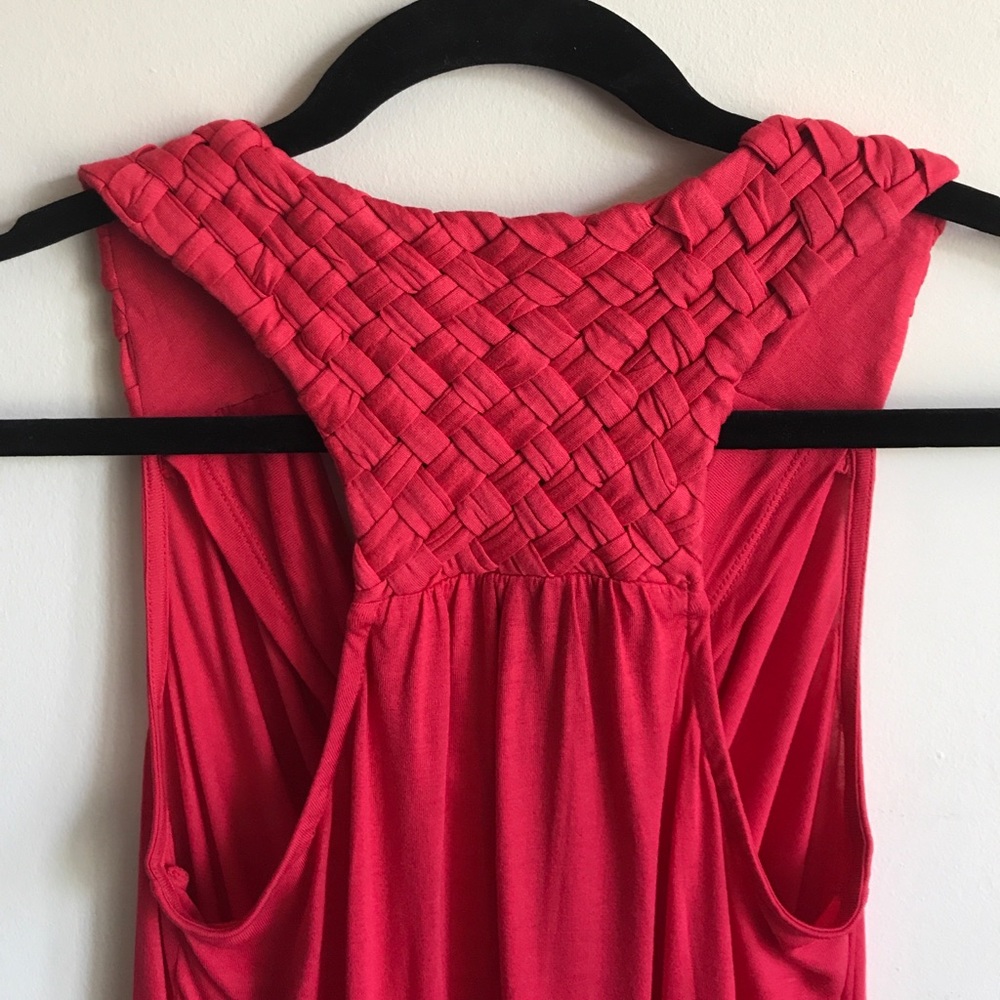 ✨Mossimo✨Cowl Neck Tank Top Woven Shoulders & Back - Picture 4 of 7