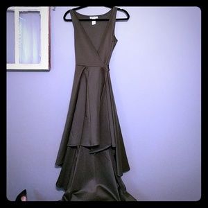 Olive Green Wrap Dress, NWOT. Never worn.