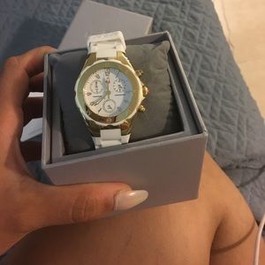 Michele Accessories - ❗️1 hour sale❗️Michele white and gold rubber watch Michele Accessories - ❗️1 hour sale❗️Michele white and gold rubber watch