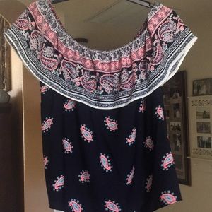 Off shoulder top