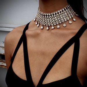 child of the wild rhinestone choker