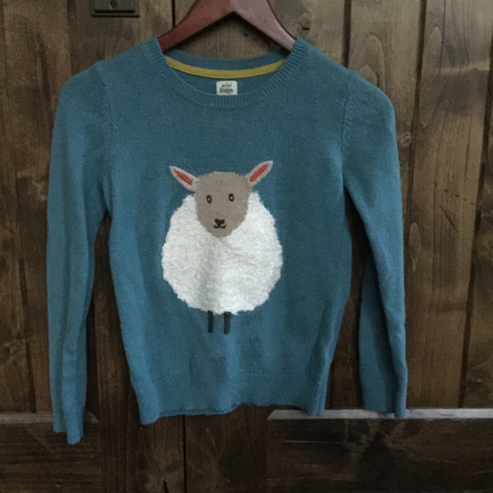 Mini Boden sheep sweater
