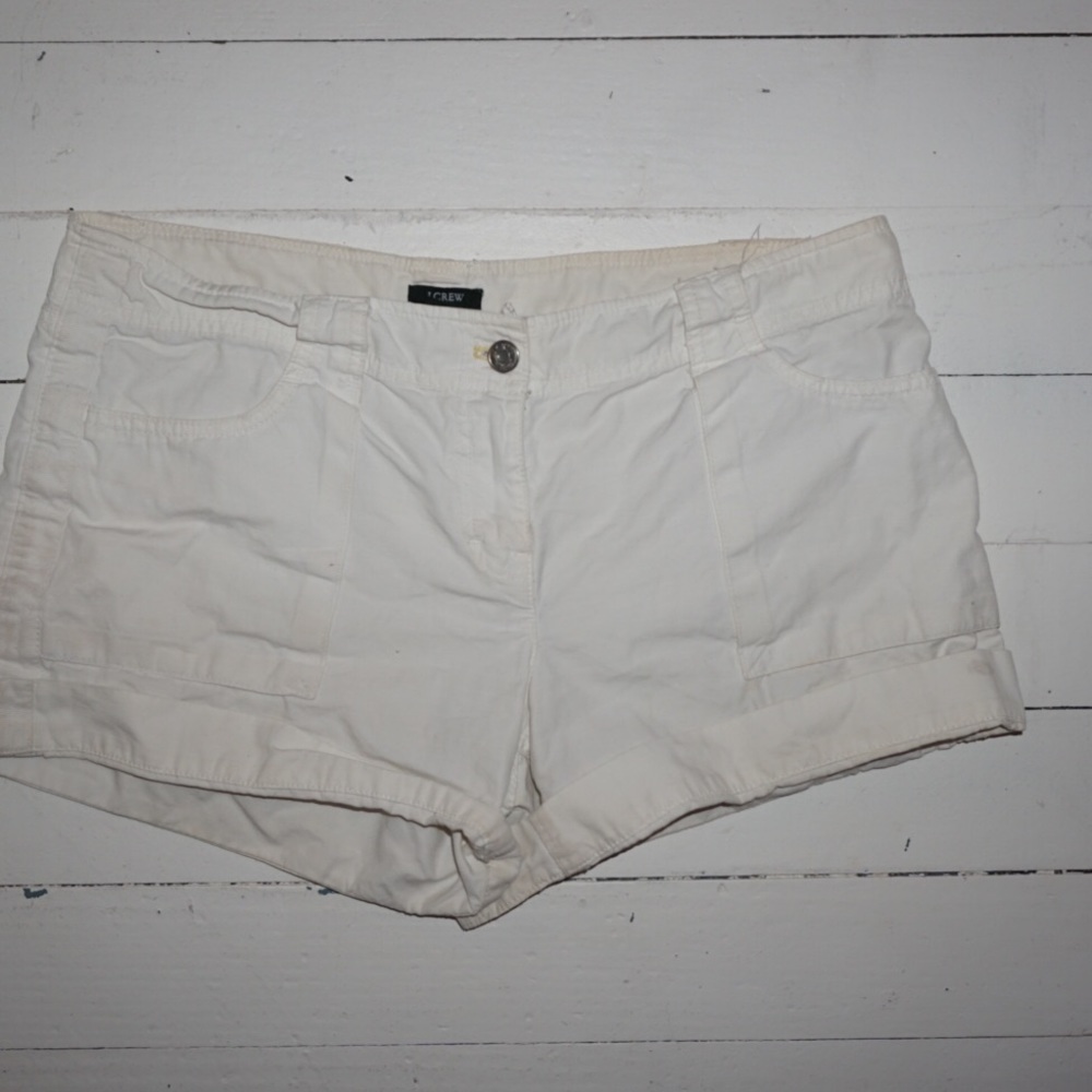 White Jcrew shorts