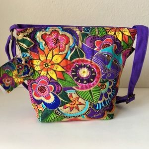 NWT Laurel Burch Carlotta's Garden Crossbody Bag