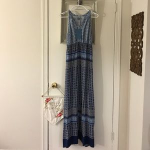 Fleur Bleue maxi dress NWT
