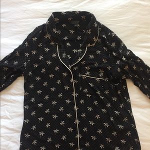 Topshop Pajama Style Shirt