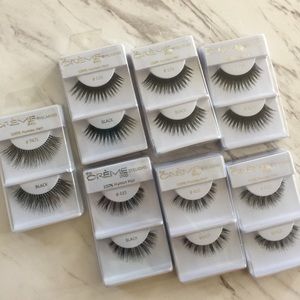 7 Pairs of 100% Human Hair False Eyelashes