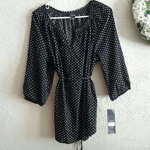 Maternity Blouse sz L NWT