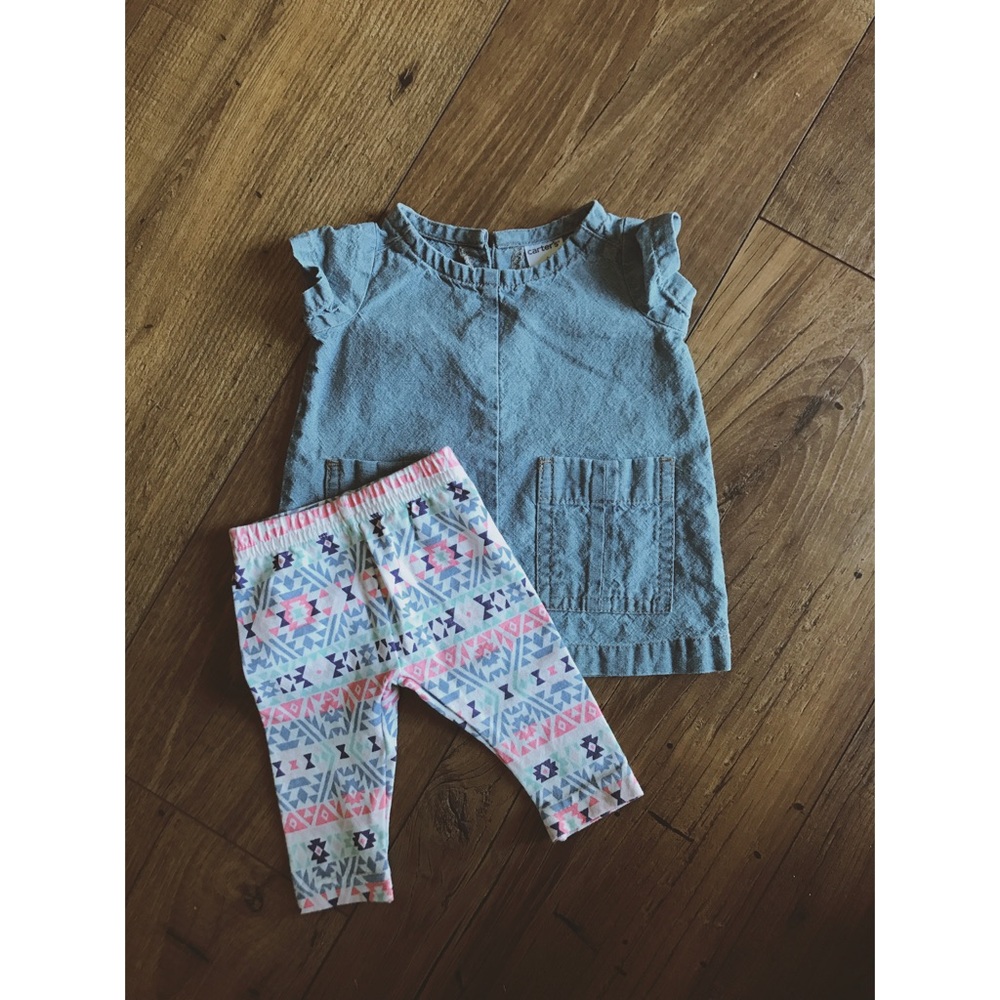 Newborn Carter's outfit 💛