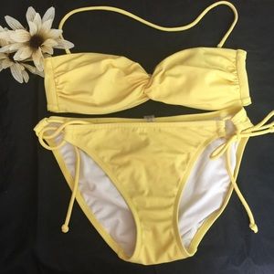 Victorias Secret Bikini Top Halter Bandeau Bottoms