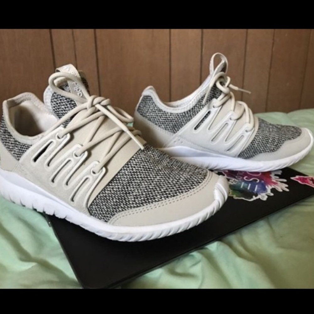 Adidas tubular running shoes