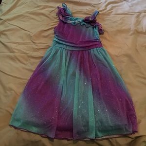 Beautiful sparkling girls dress