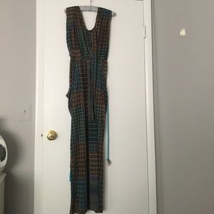 Printed maxi dress